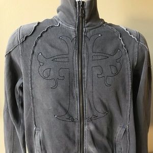 GUESS Geometric Patter Full Zip Jacket